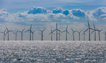 wind farms at sea