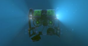 A deep sea remotely-operated vehicle