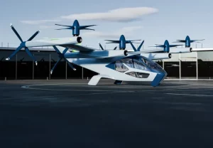 Flying taxi concept from CES 2024