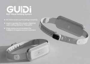 Guidi's wearable belt for the visually impared