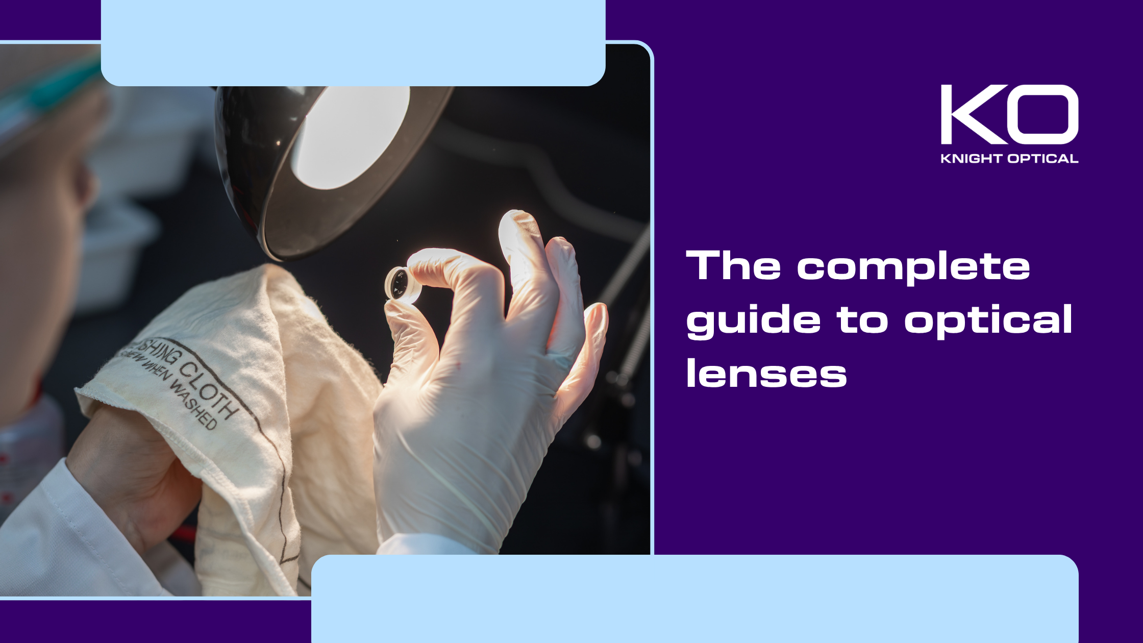 Optical lens guide