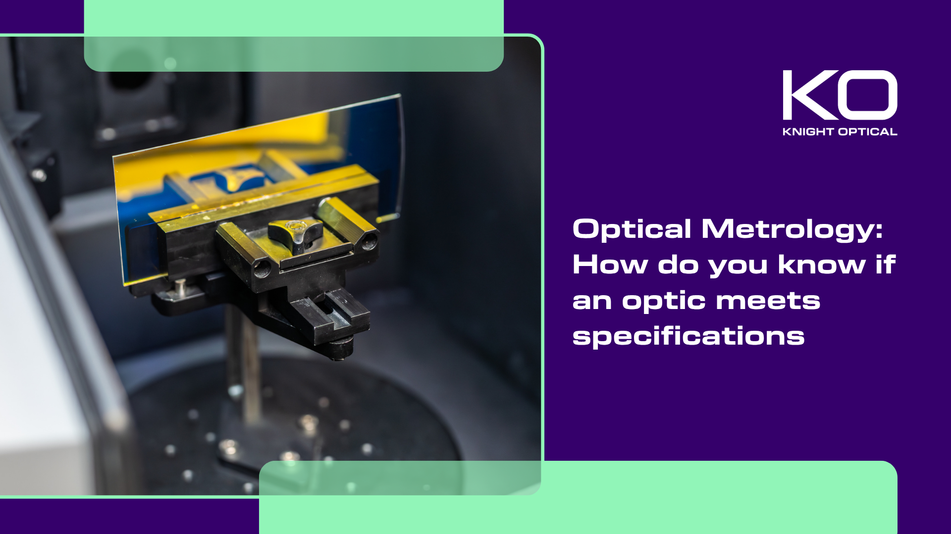 Optical metrology